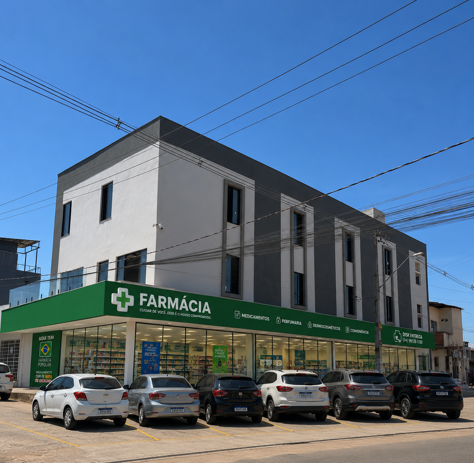 Ilustração de praticidade e segurança com estacionamento próprio